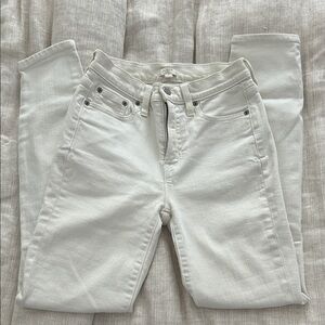 J. Crew white Cream Stretch Jeans